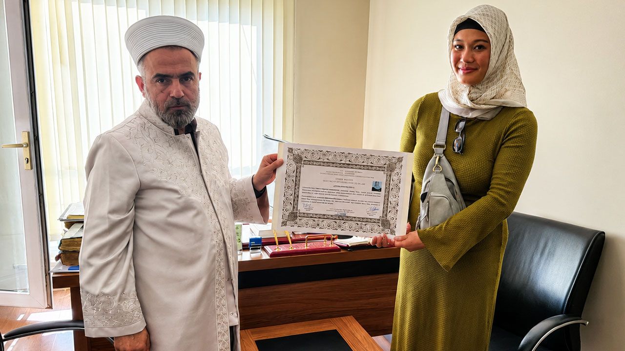 Taylandlı kadın Malatya'da Müslüman oldu
