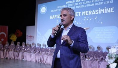 Vali Makas: Hafızlık manevi bir sorumluluktur