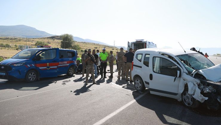 Van’daki kazada 1 asker şehit oldu