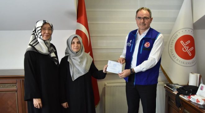 Yaşar Acar Kur’an Kursu öğrencilerinden su kuyusu bağışı
