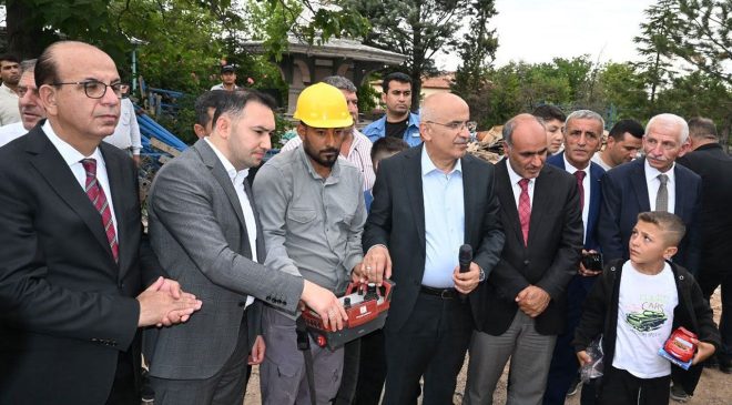 Yeşilyurt Cafana Camii’nin temeli atıldı