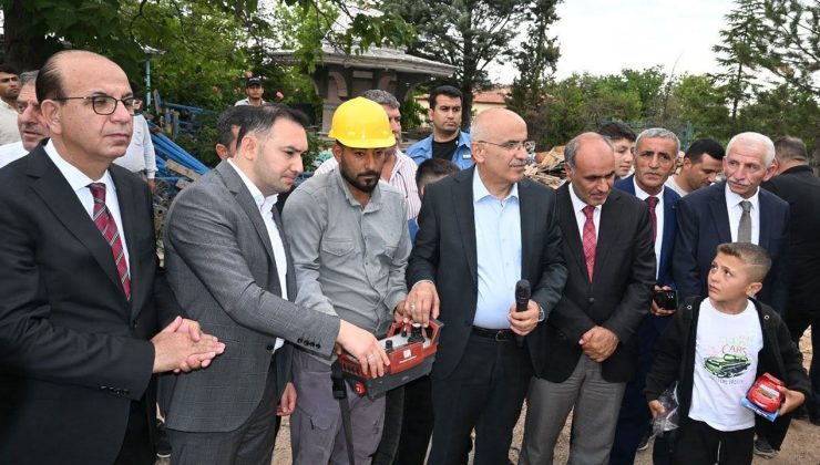 Yeşilyurt Cafana Camii’nin temeli atıldı