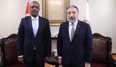 Başkan Arpaguş, Cibuti Din İşleri ve Vakıflar Bakanı Barreh’i kabul etti