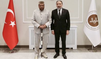 Başkan Arpaguş, Dünya Müslüman Alimler Birliği Başkan Yardımcısı El-Beşir’i kabul etti