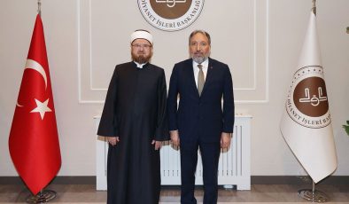 Başkan Arpaguş, Dünya Müslüman Alimler Birliği Başkanı Karadaği’yi kabul etti