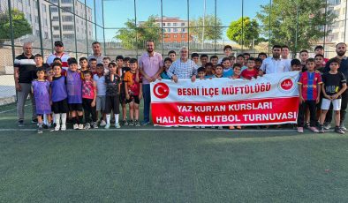 Besni’de Kur’an kursları futbol turnuvası başladı