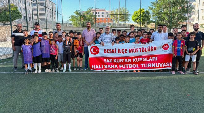 Besni’de Kur’an kursları futbol turnuvası başladı