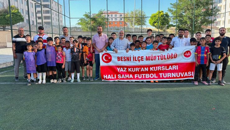 Besni’de Kur’an kursları futbol turnuvası başladı