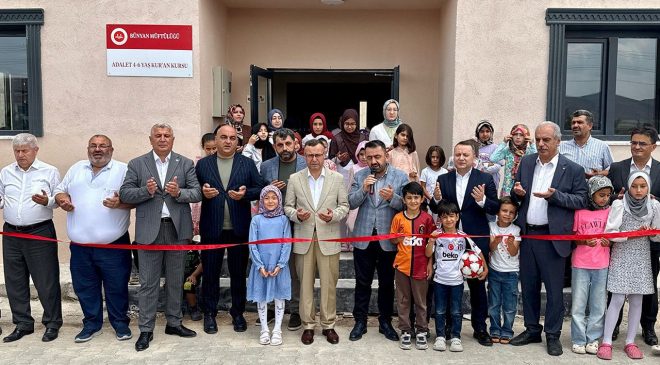 Bünyan’da Adalet 4-6 Yaş Kur’an Kursu açıldı
