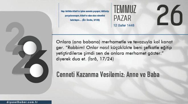 Cenneti Kazanma Vesilemiz: Anne ve Baba