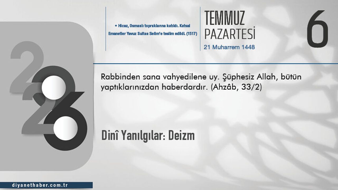 Dinî Yanılgılar: Deizm