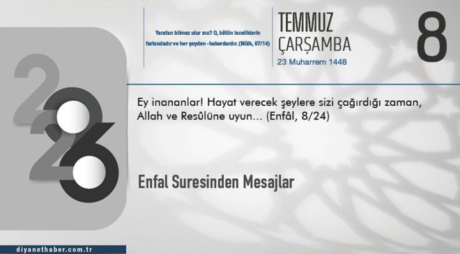 Enfal Suresinden Mesajlar