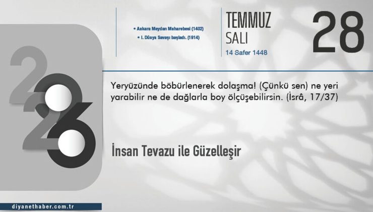İnsan Tevazu ile Güzelleşir