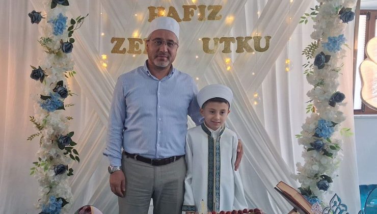 Örgün eğitimle birlikte 7 Ayda hafız oldu