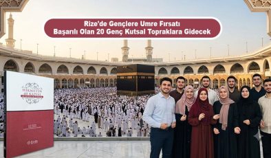 Rize’de gençler umreye gönderilecek