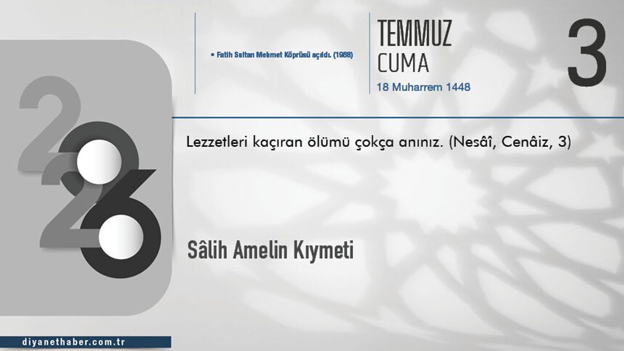 Sâlih Amelin Kıymeti