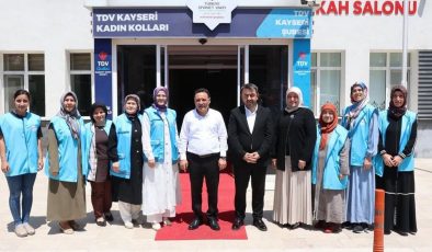 Vali Çiçek’ten TDV’ye ziyaret