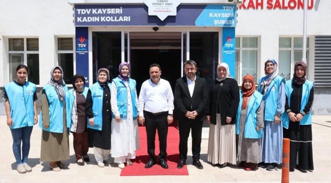 Vali Çiçek’ten TDV’ye ziyaret