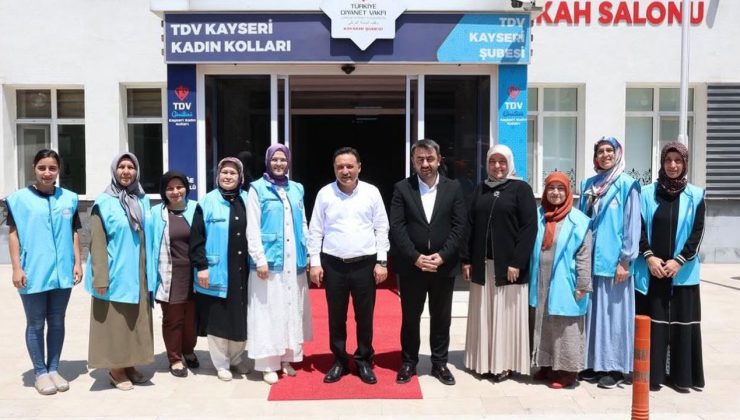 Vali Çiçek’ten TDV’ye ziyaret