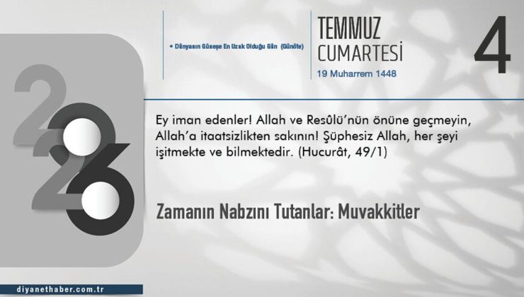 Zamanın Nabzını Tutanlar: Muvakkitler
