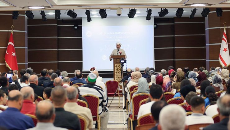 Diyanet İşleri Başkanı Arpaguş, KKTC’de din görevlileriyle buluştu